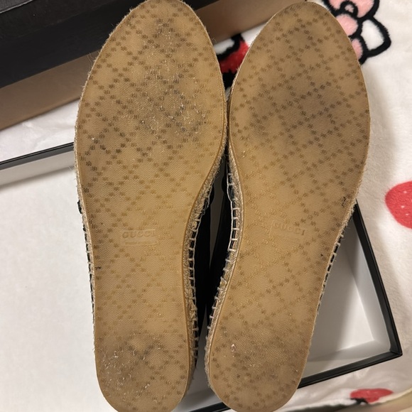 Hi. I’m selling these black Gucci espadrilles. Have been only used once. - Picture 4 of 5
